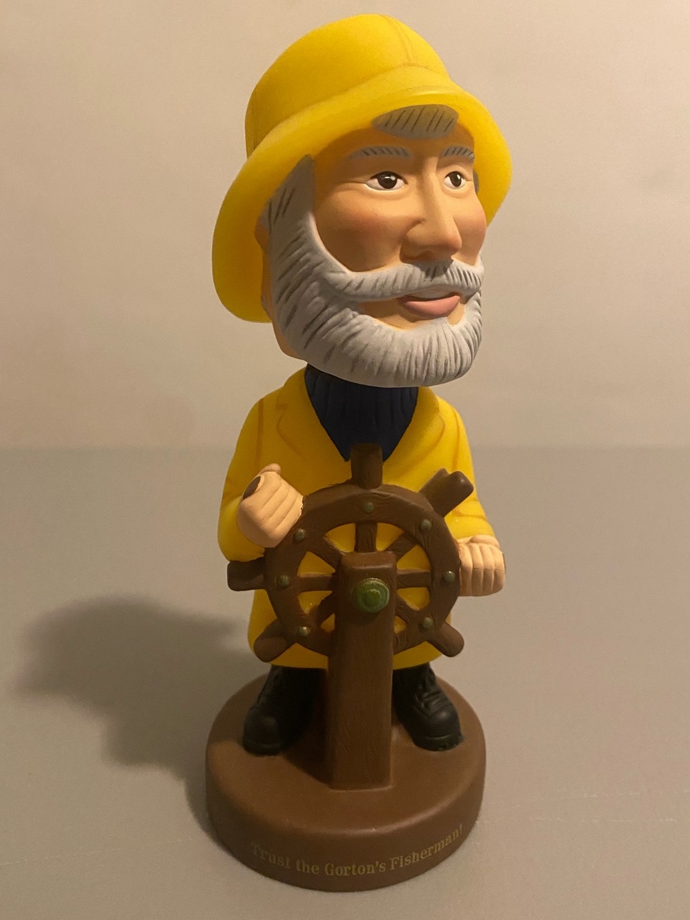 2002 Gorton's Fisherman Bobblehead w/ Original Box & Letter Promo Giveaway